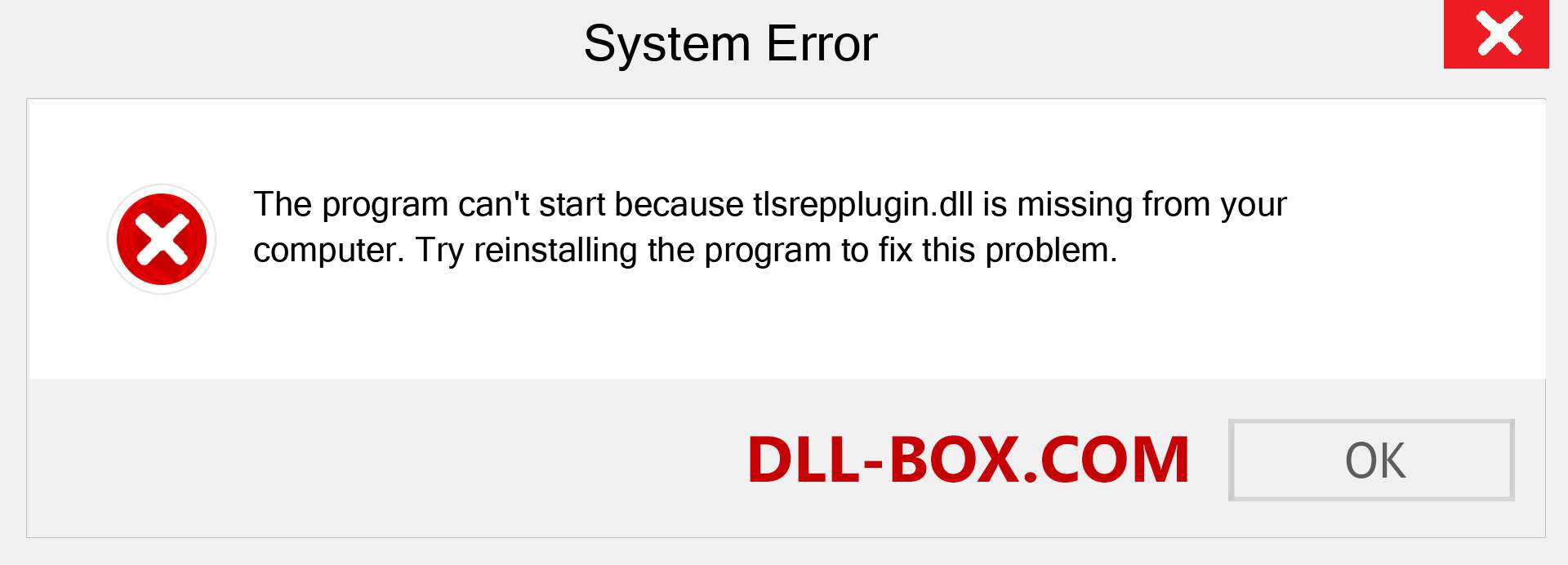  tlsrepplugin.dll file is missing?. Download for Windows 7, 8, 10 - Fix  tlsrepplugin dll Missing Error on Windows, photos, images